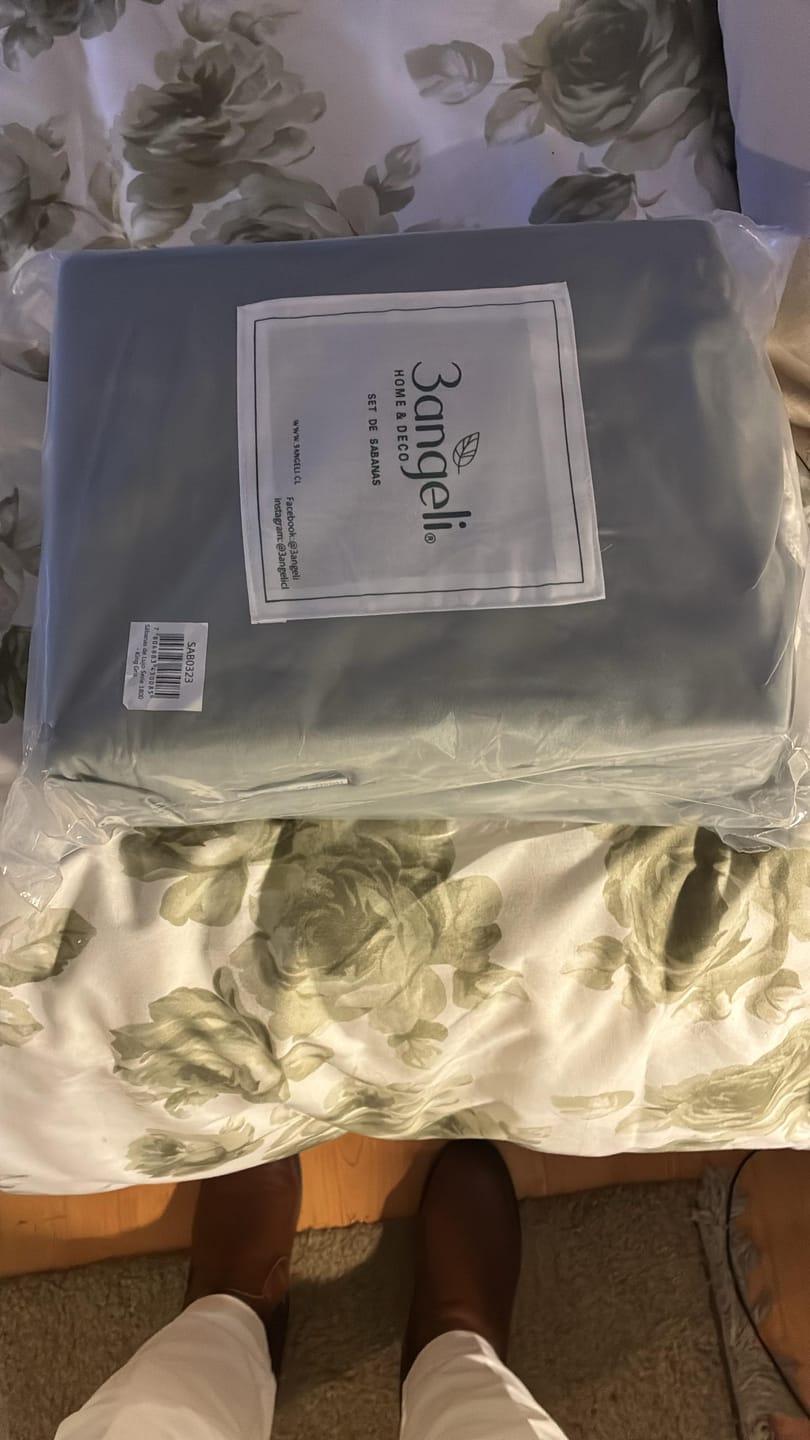 Customer photo review of Sábanas Lujo 1800 Hilos - King - Soft Touch