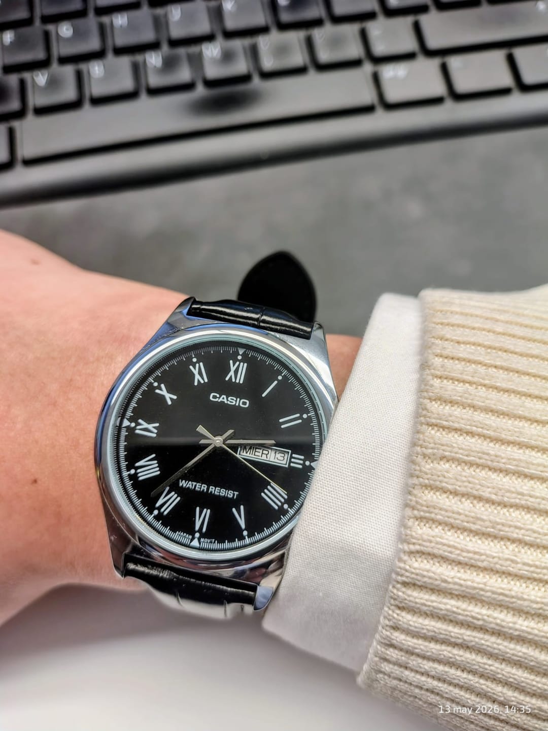 Customer photo review of Reloj Casio Análogo MTP-V006L-1B Negro