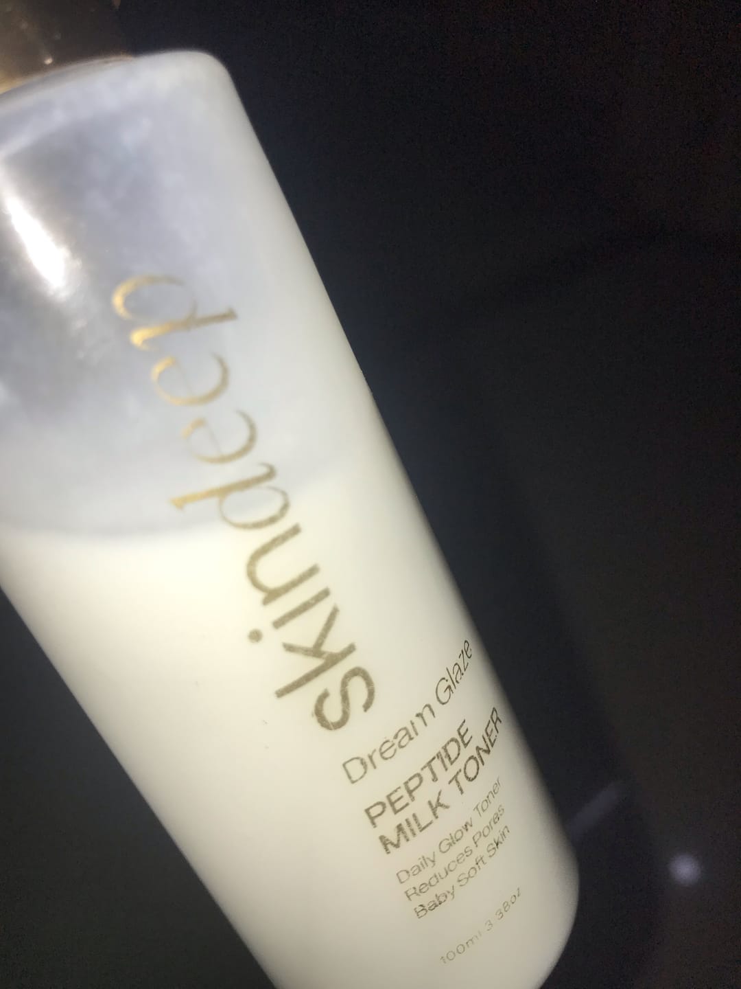 Customer photo review of DREAM GLAZE - Peptide Milk Toner