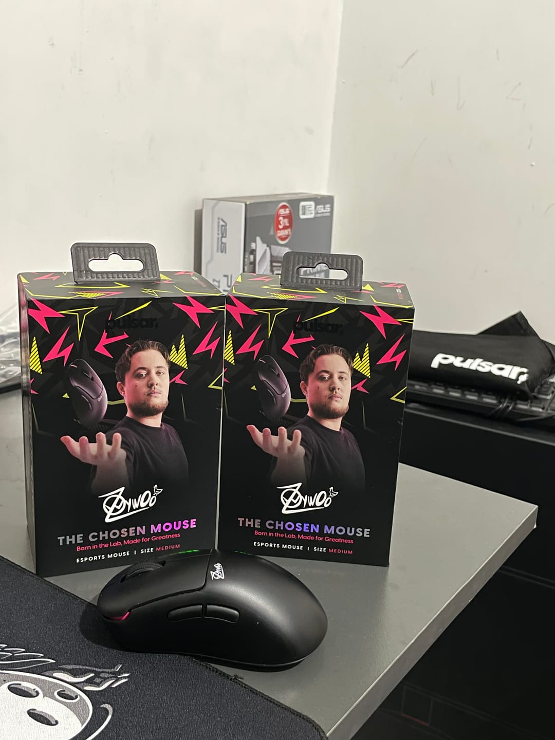 Customer photo review of Pulsar ZywOo The Chosen Wireless Mouse