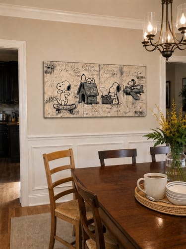 Customer review photo for Abstract Graffiti Art #CSQ027