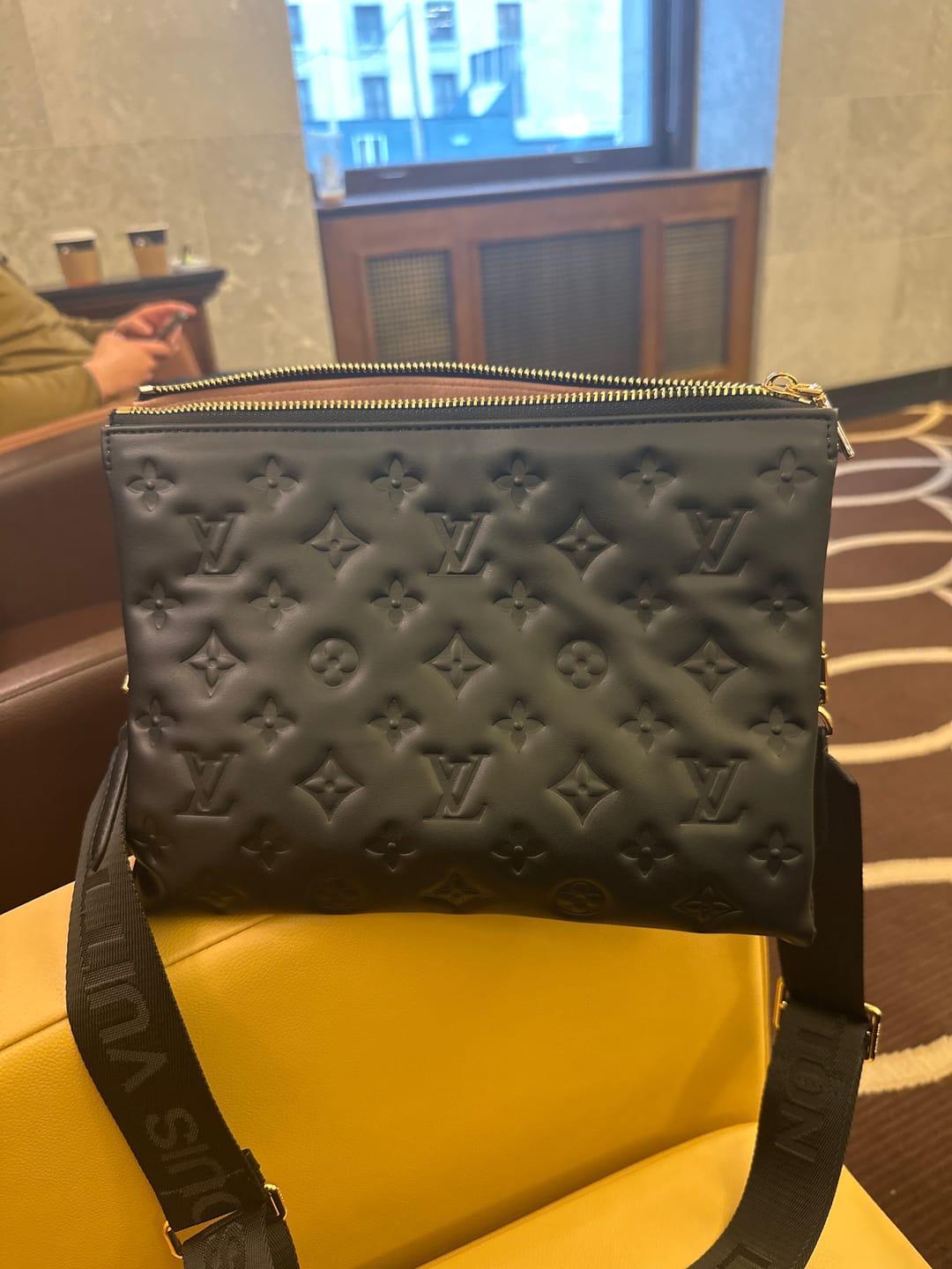 Customer photo review of Louis Vuitton Coussin MM Bag Black