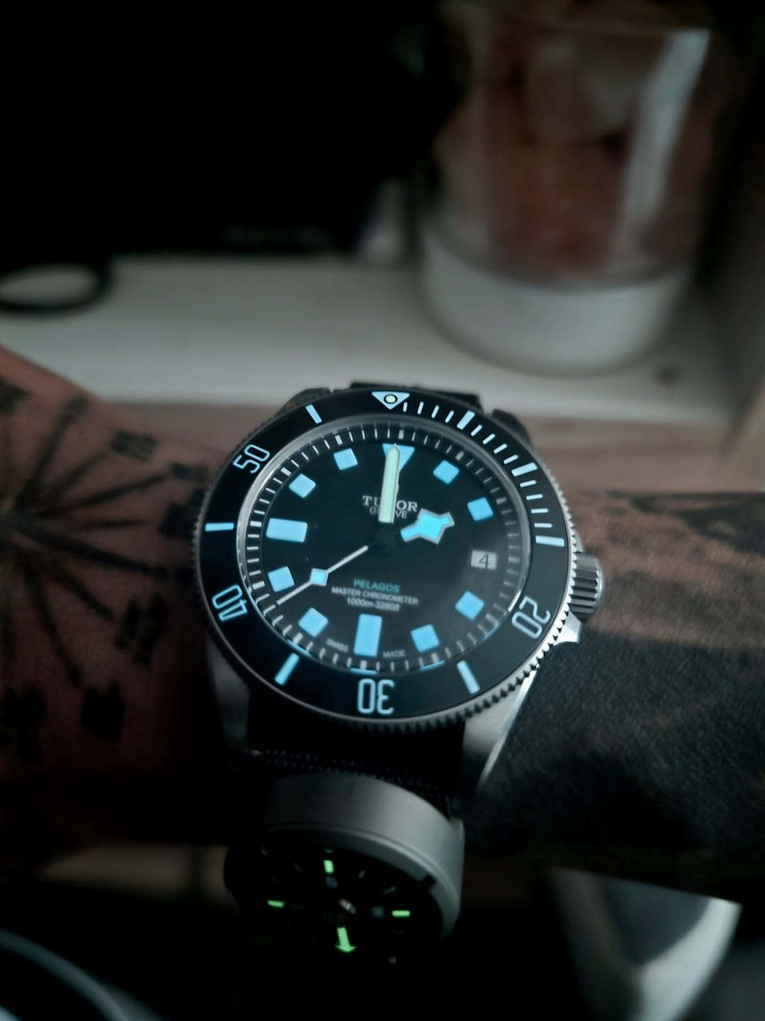Customer photo review of W.O.E. Submersible Wrist Compass 2.0