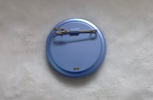 Customer photo review of MoodPin™ - Mood Badge