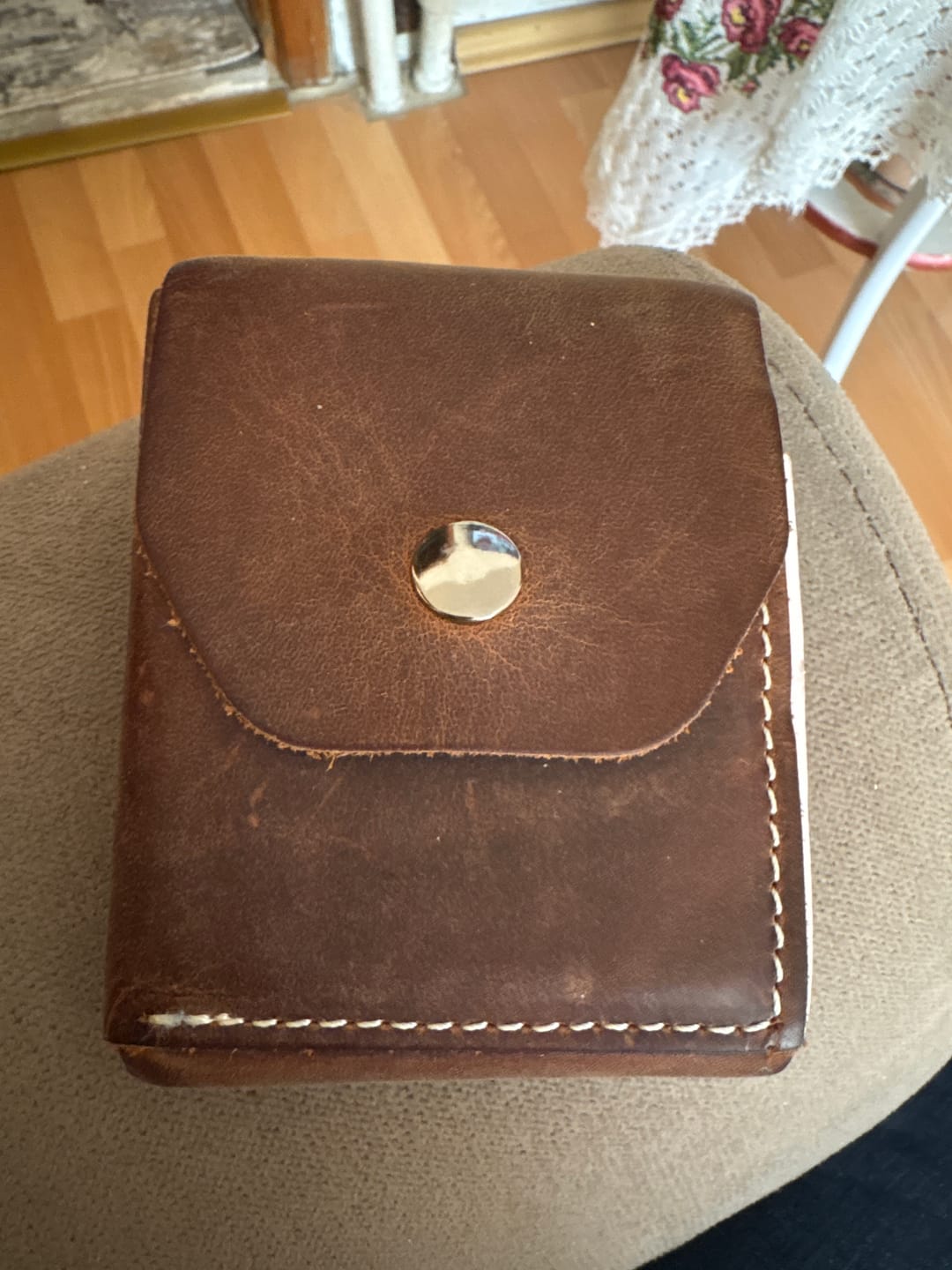 Customer photo review of Arvenzo - El Yapımı Hakiki Deri Erkek Cüzdanı