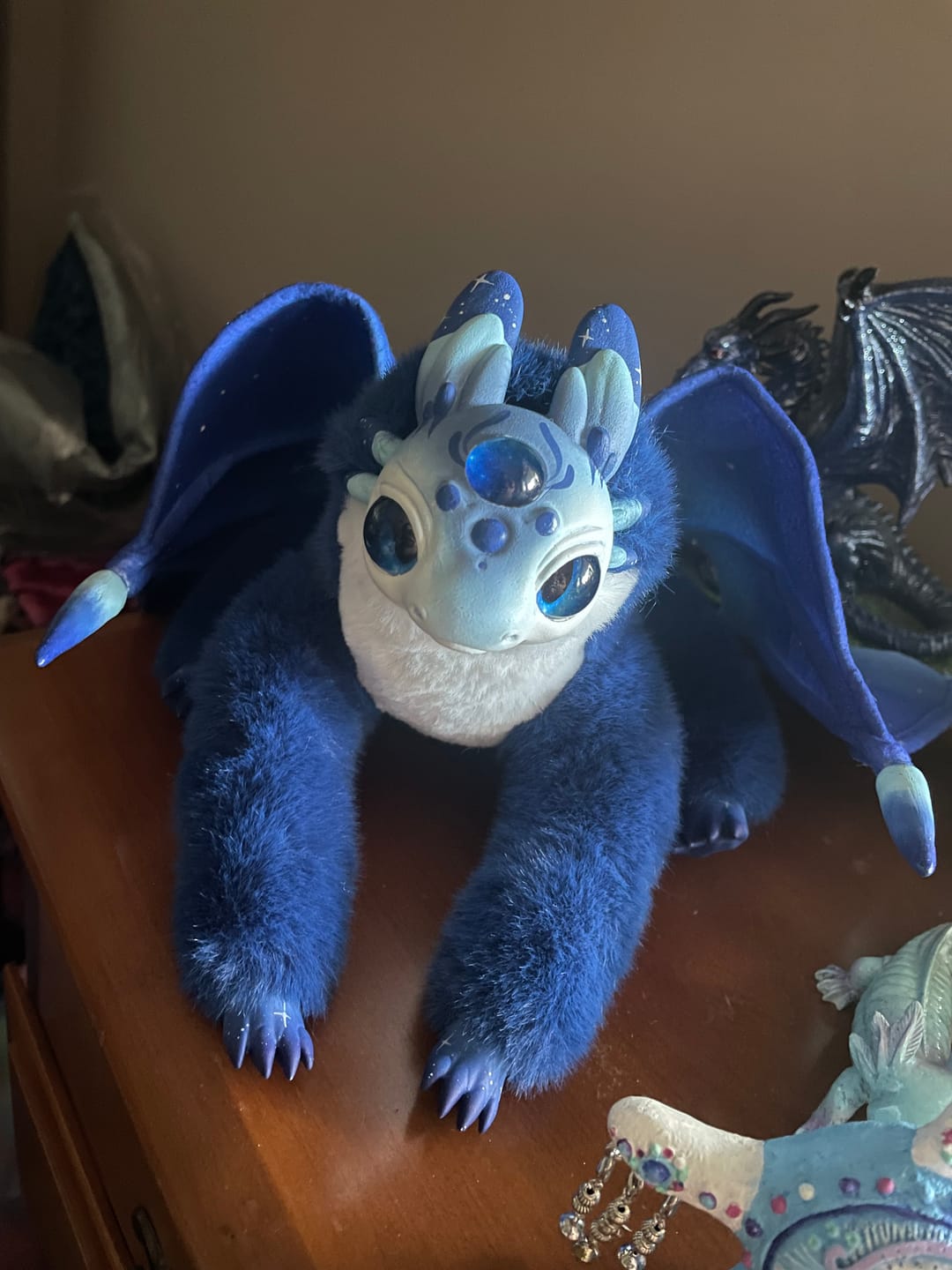 Customer photo review of Tidewing Dragon — Blue