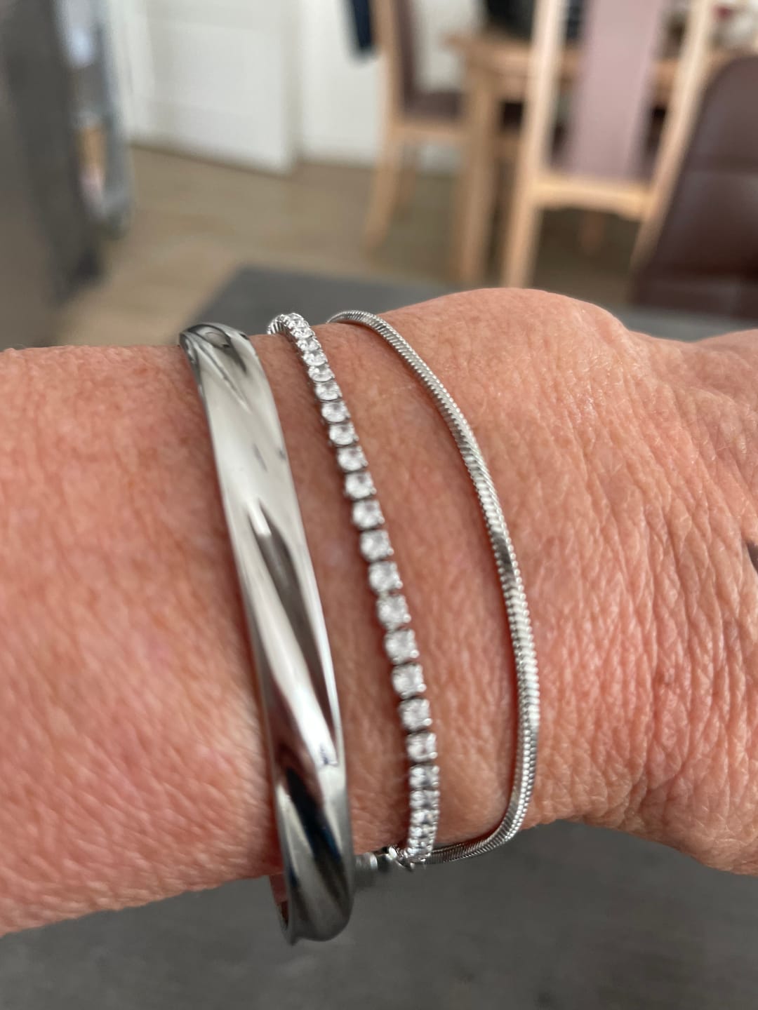 Customer photo review of Twisted Unisize Cuff