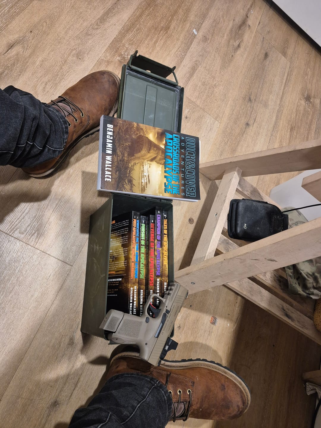 Customer photo review of Duck & Cover Ammo Can