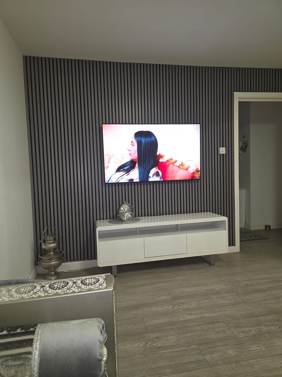 Customer photo review of Premium Acoustic Wall Panels - Light Grey