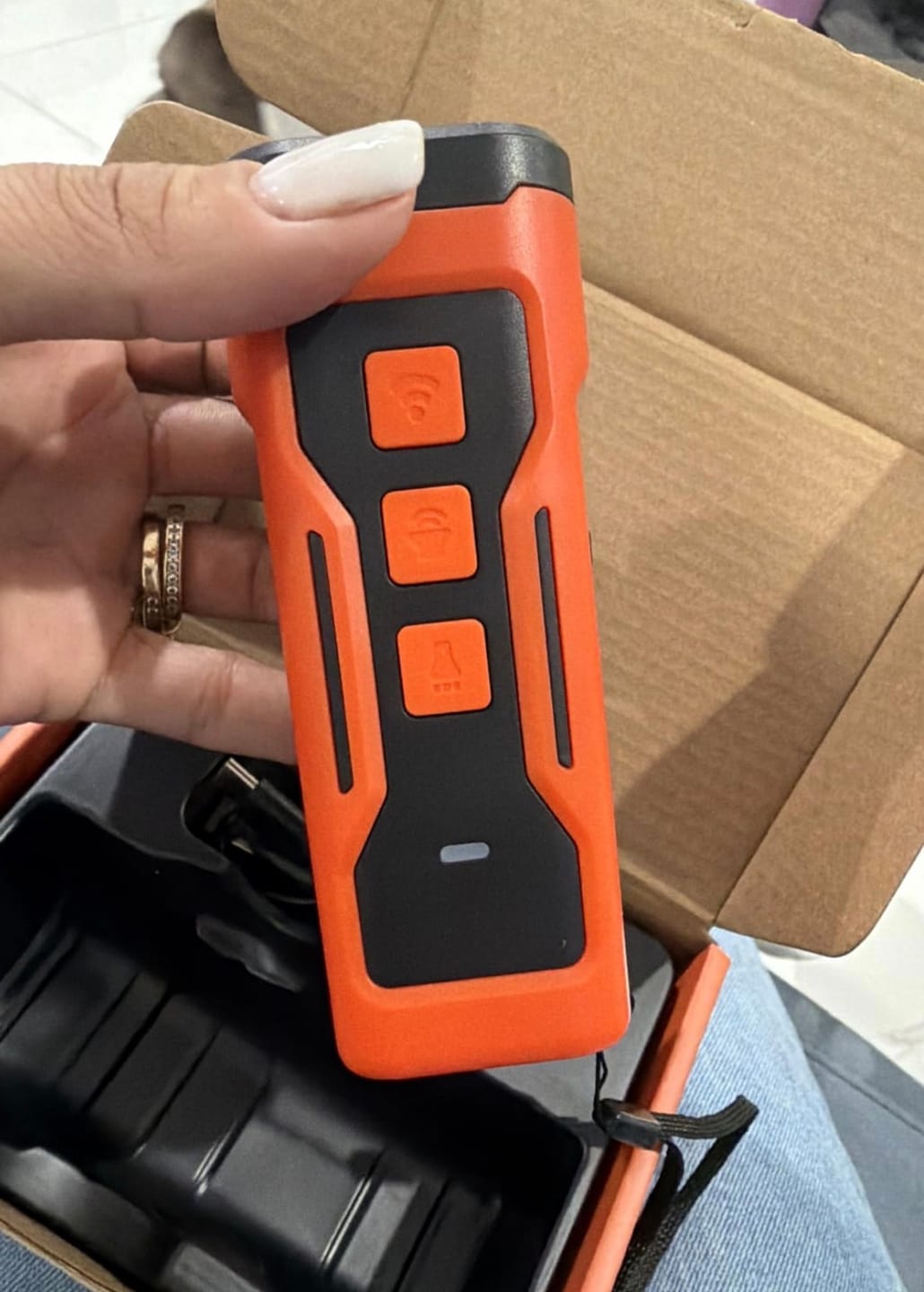 Customer photo review of Dog Bark Control Device