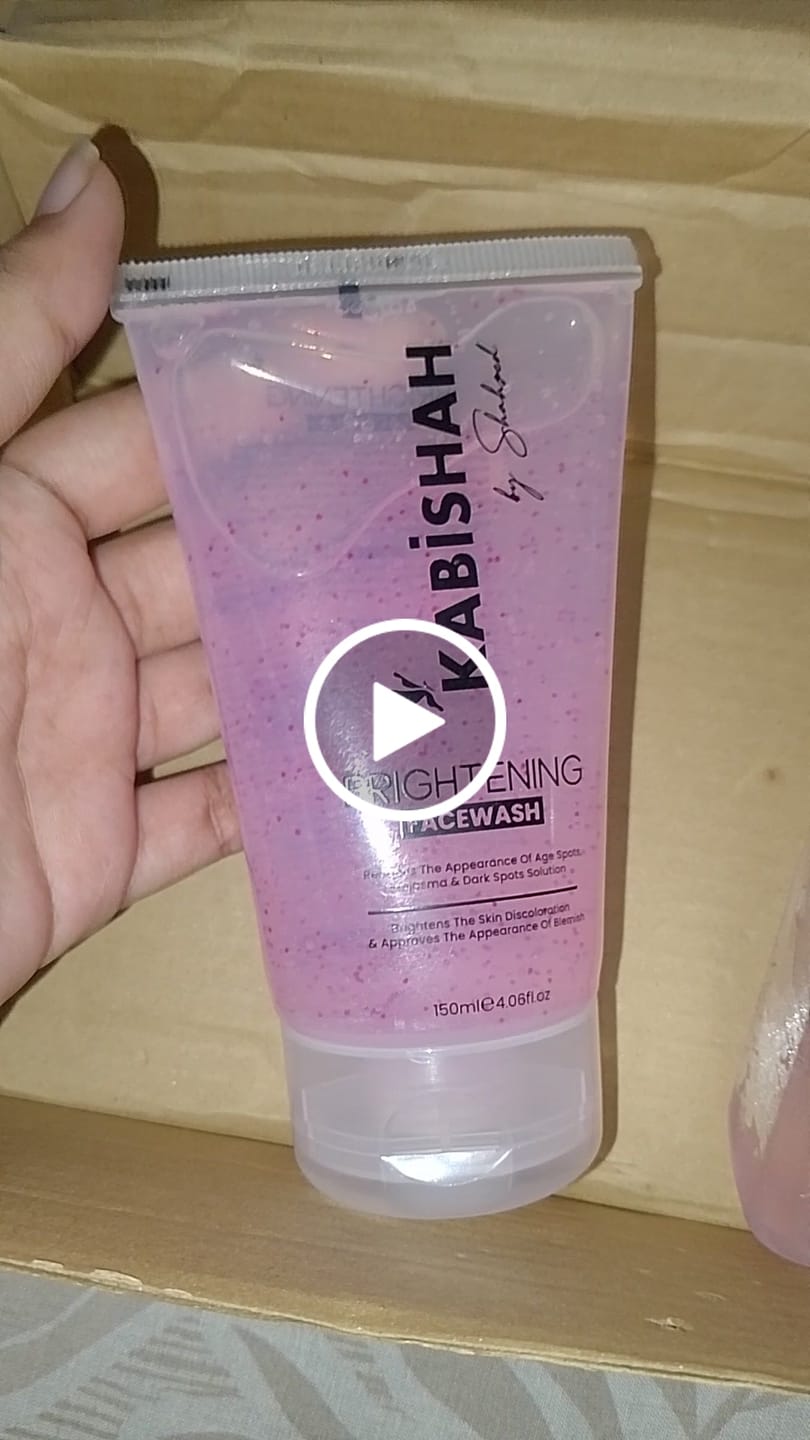 Customer video review of Brightening Facewash 150ml