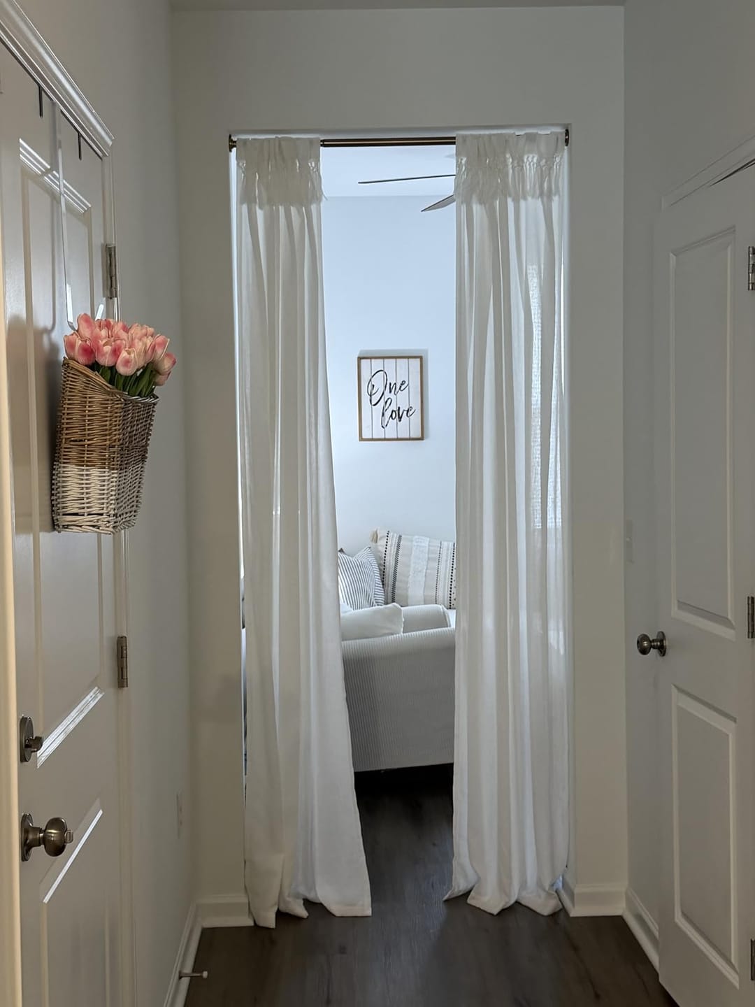 Customer photo review of Solid Linen-Blend 3-in-1 Curtains