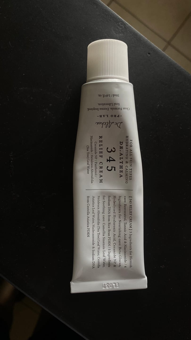 Customer photo review of 345 Relief Cream