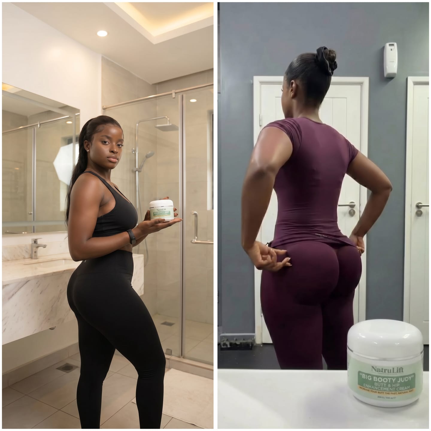 Customer photo review of "Big Booty Judy" Butt & Hip Enhancement Cream