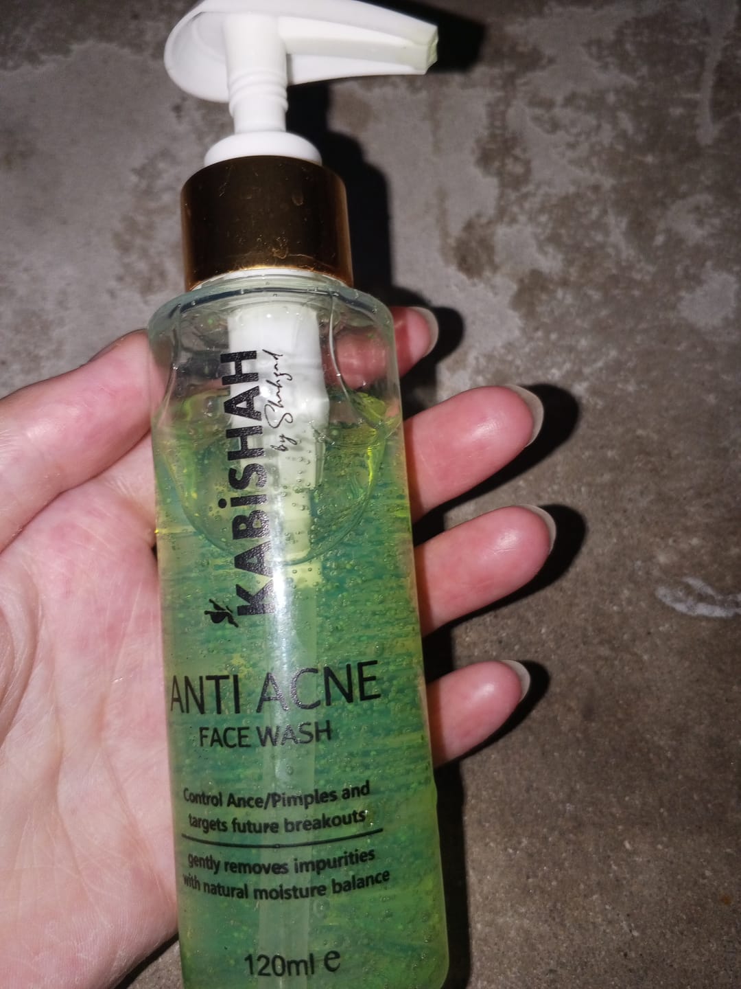 Customer photo review of ClearSkin Pro Anti Acne Face Wash Double Pack