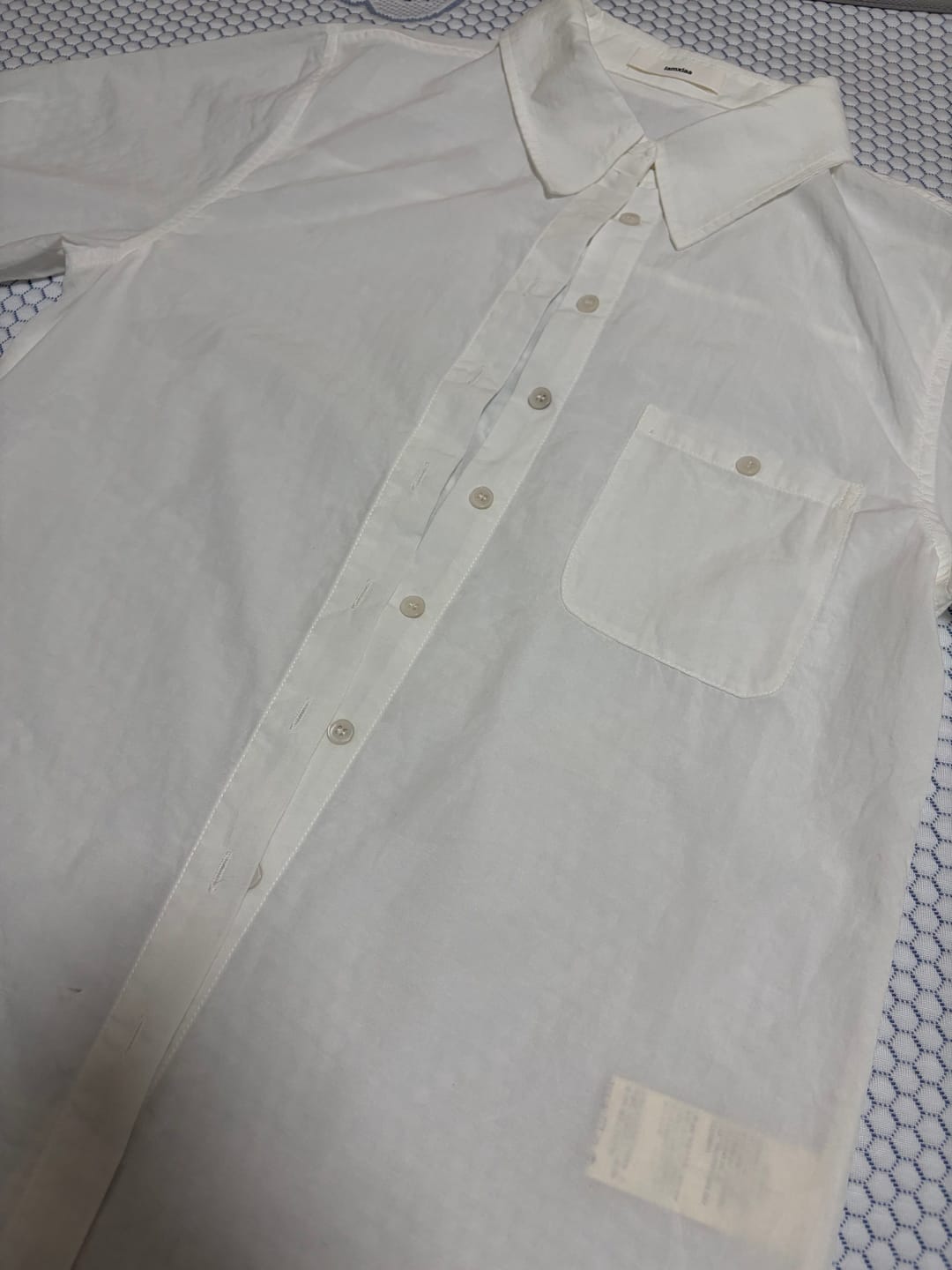 Customer photo review of IAMXIAA Lightweight Relaxed Button Up Shirt