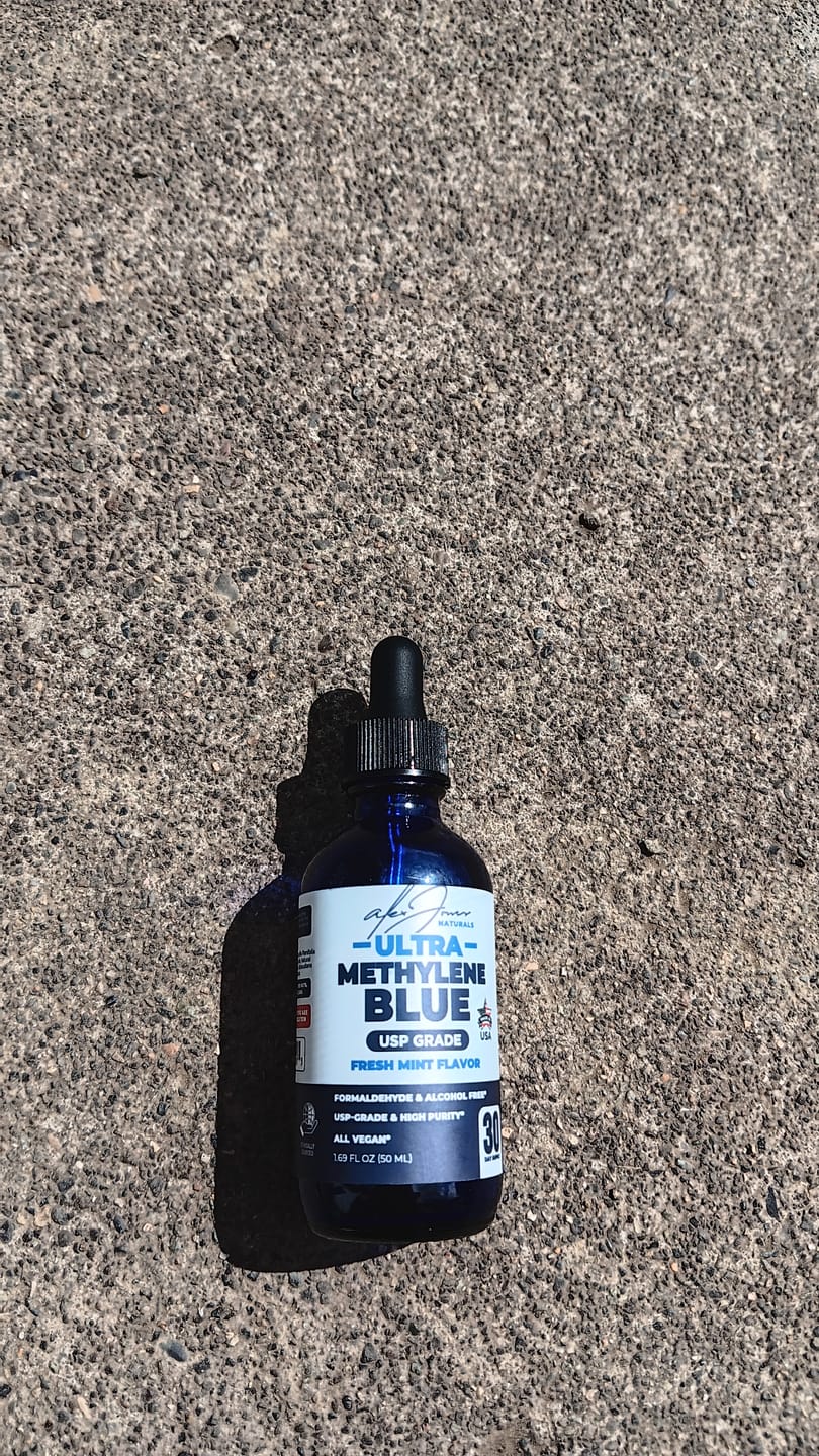 Customer photo review of Ultra Methylene Blue - Fresh Mint Flavor (50mL) (30 Servings)
