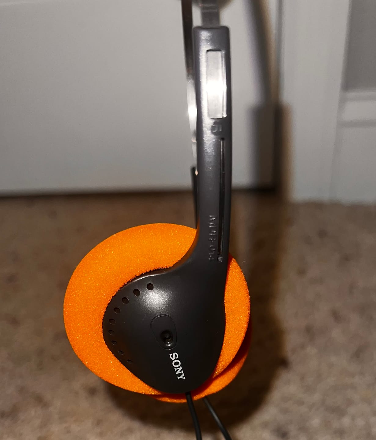 Customer photo review of Replacement Foam Pad Cushions for Headphones - 2" Diameter