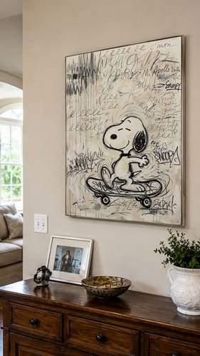 Customer review photo for Abstract Graffiti Art #CSQ029