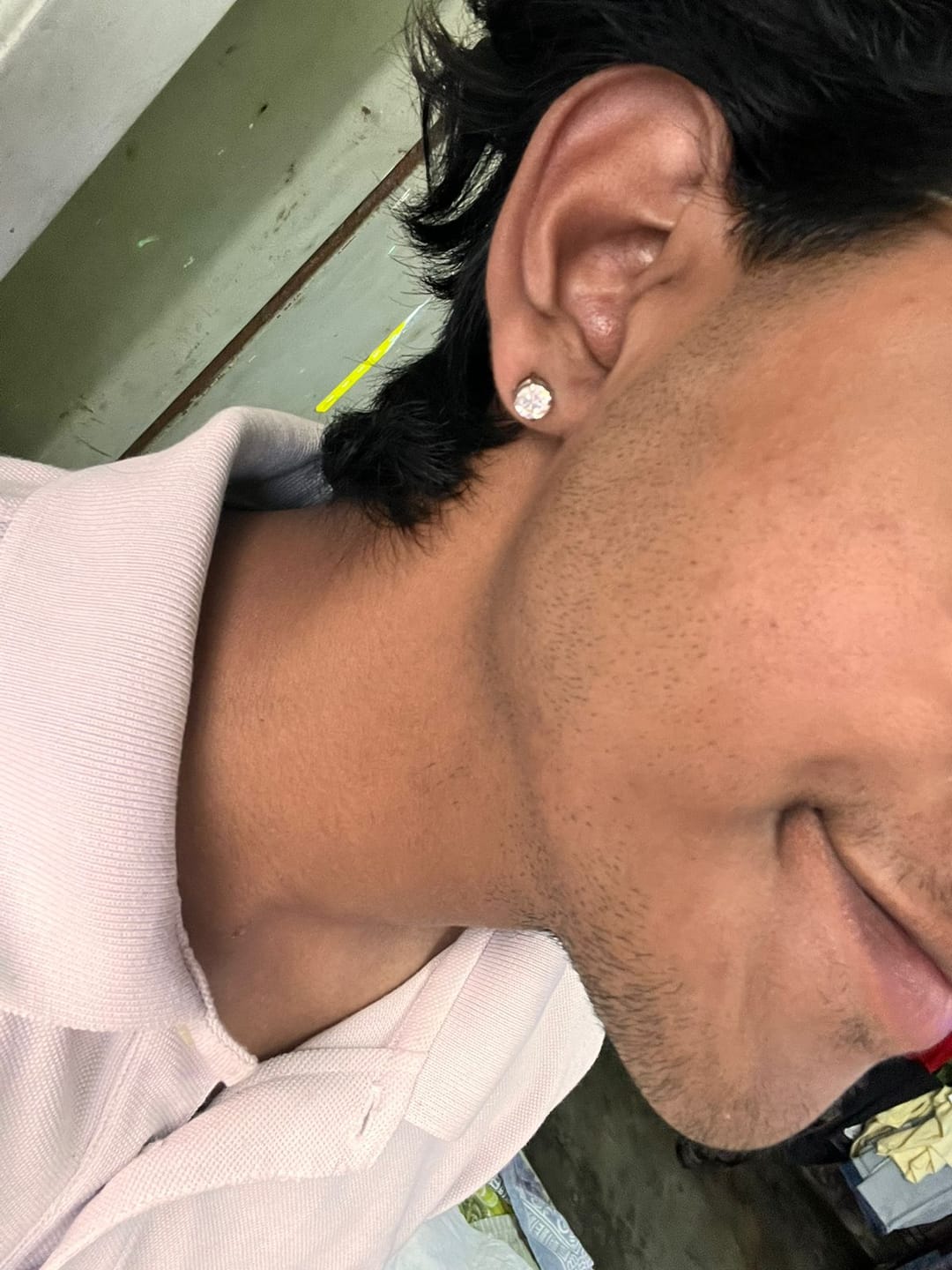 Customer photo review of Ear Stud (Magnetic Non-Pierced)