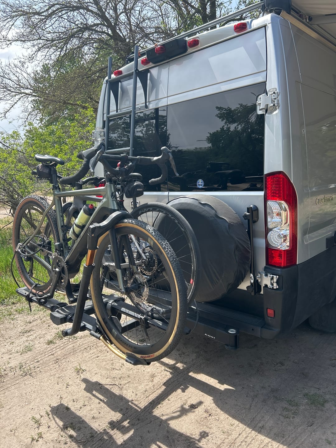 Customer photo review of B-Van Tire Carrier for Promaster