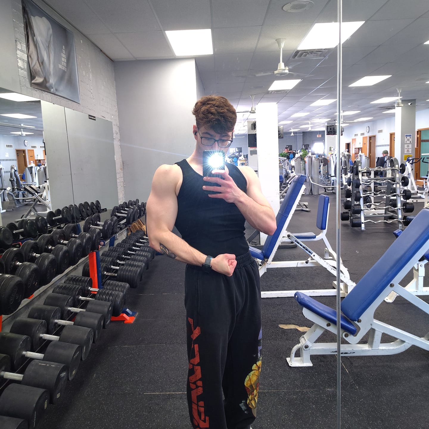 Customer photo review of 2128 - AOT©  x YLA Baggy Joggers