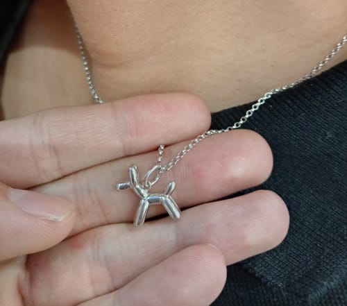 Customer photo review of Collar Con Perro Globo