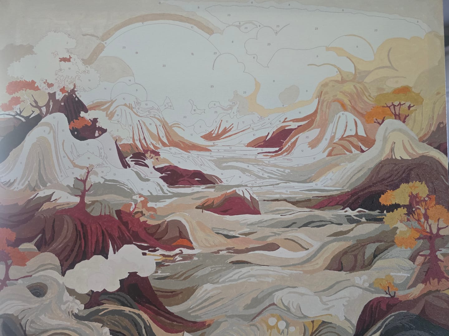 Customer photo review of Abstract Mountain Harmony