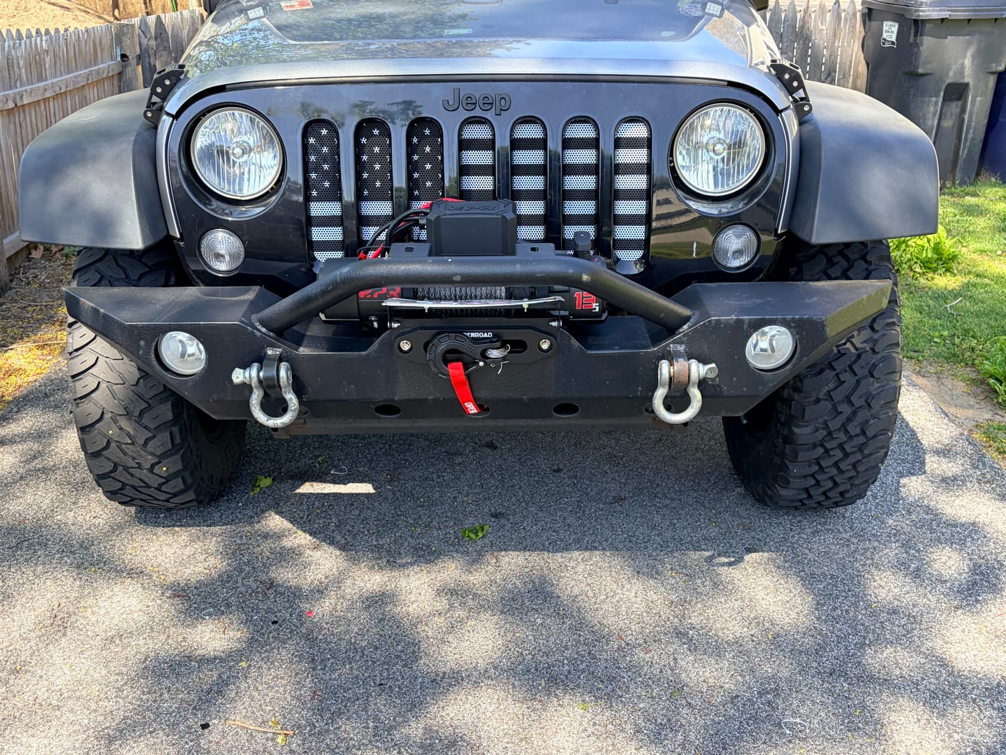 Customer photo review of OPENROAD 10,000lbs Electric Winch with Synthetic Rope-Panther Series 3S