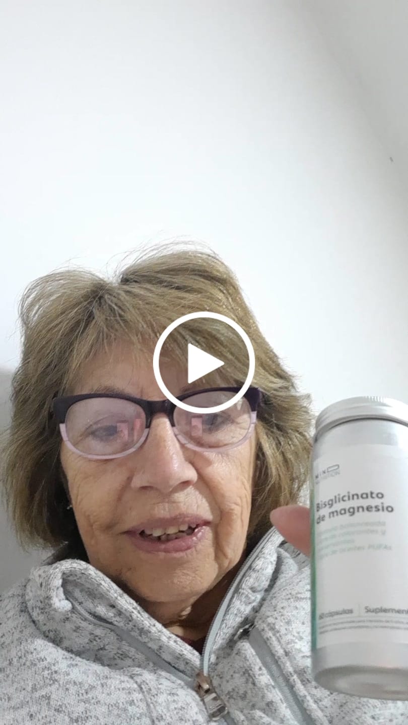 Customer video review of Bisglicinato de Magnesio MN