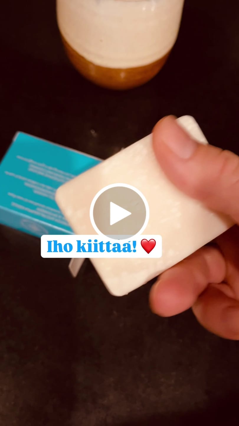 Customer video review of Keittiön Aito Palasaippua - Hajusteeton