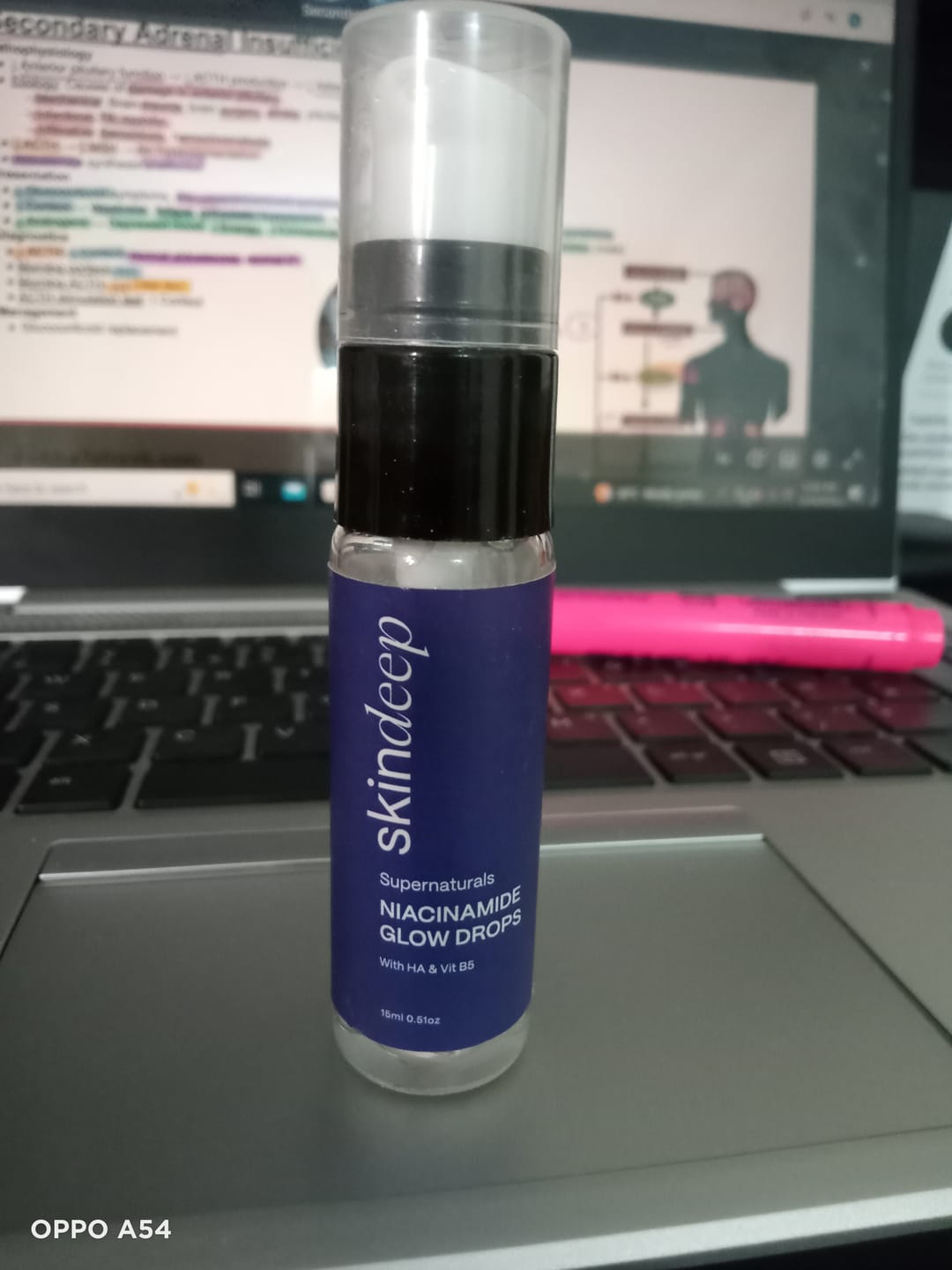Customer photo review of NIACINAMIDE GLOW DROPS - with HA & Vit B5