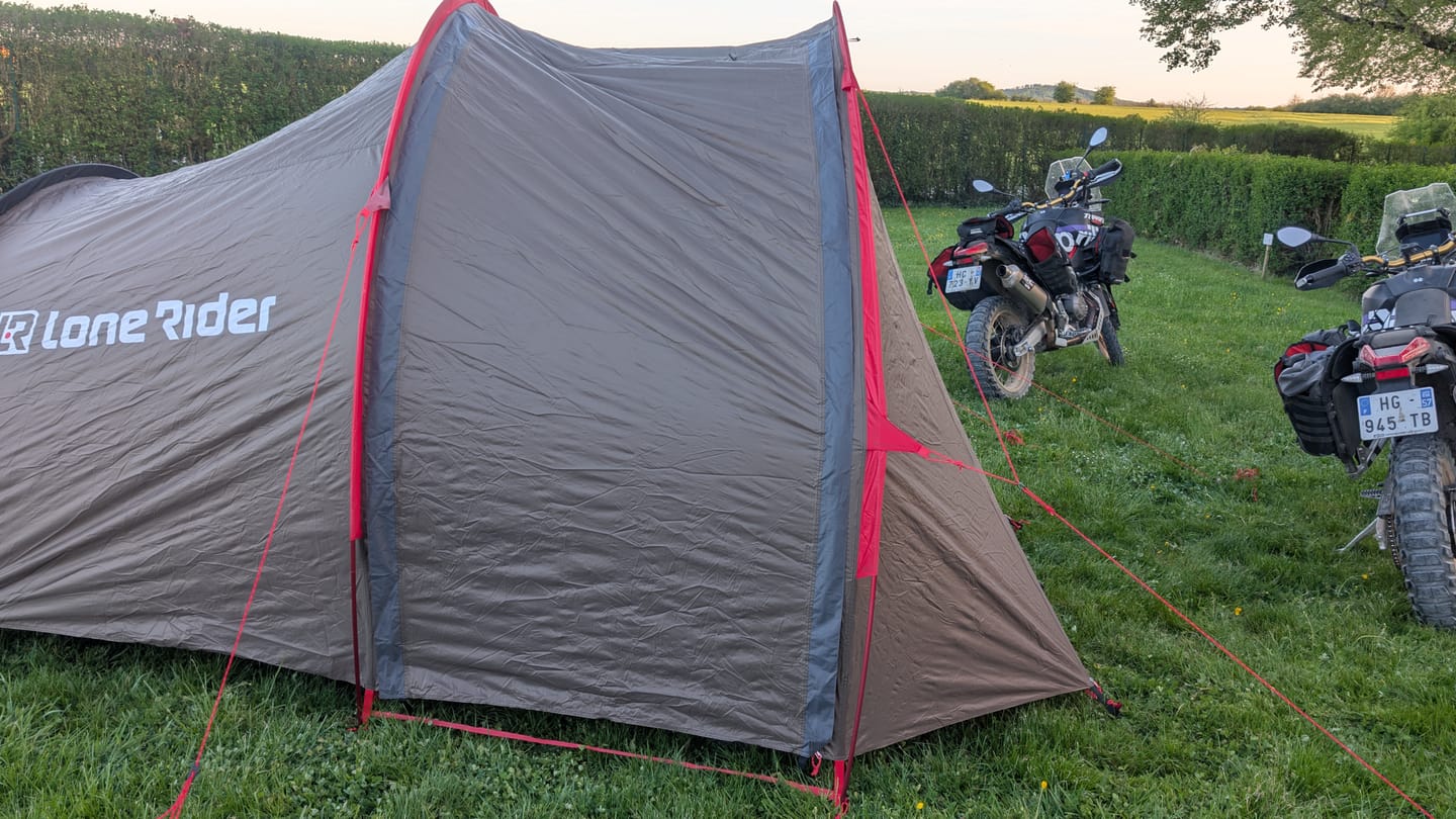 Customer photo review of MotoTent Awning Kit