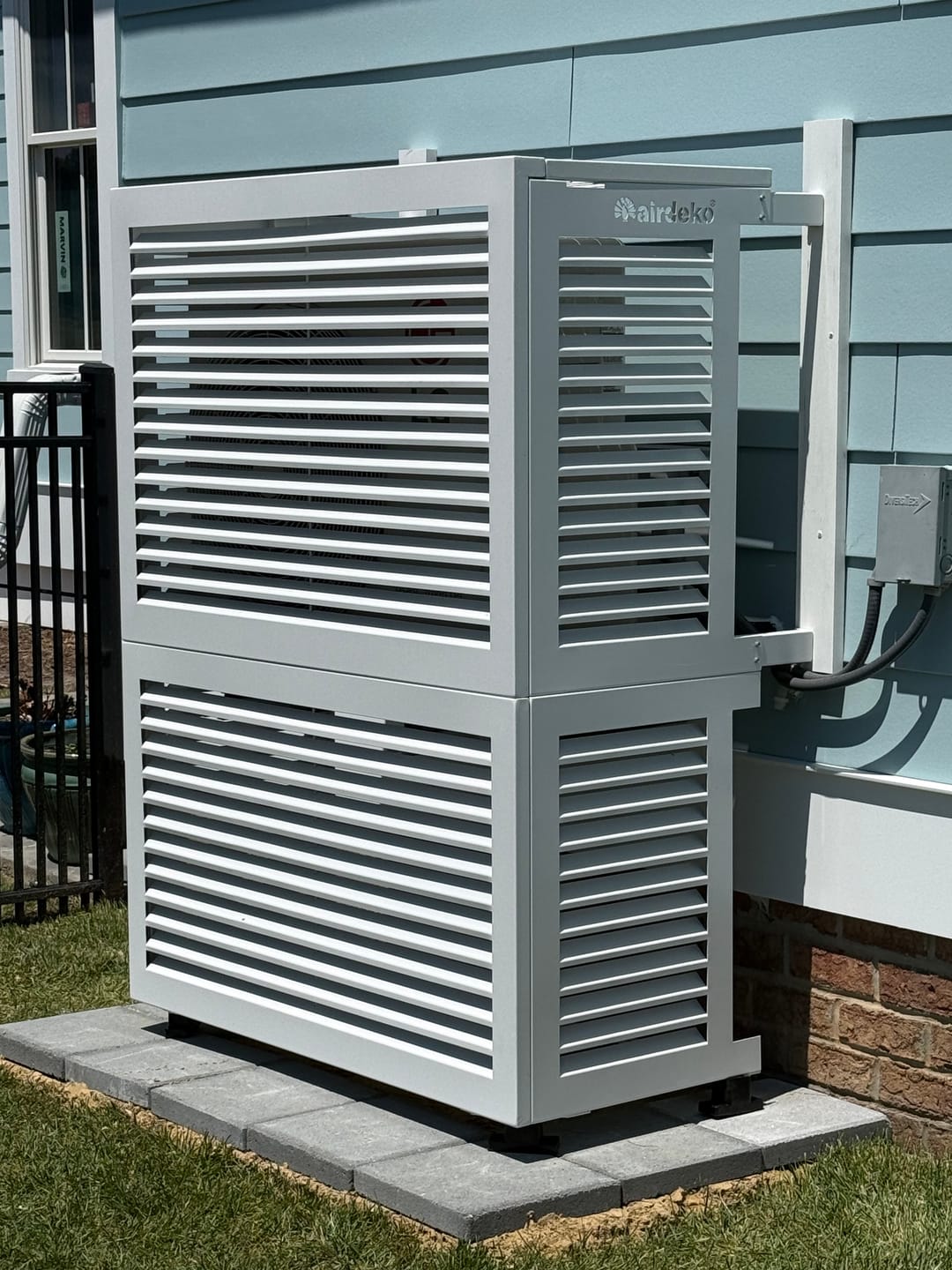 Customer photo review of Mini-Split AC Cover - White