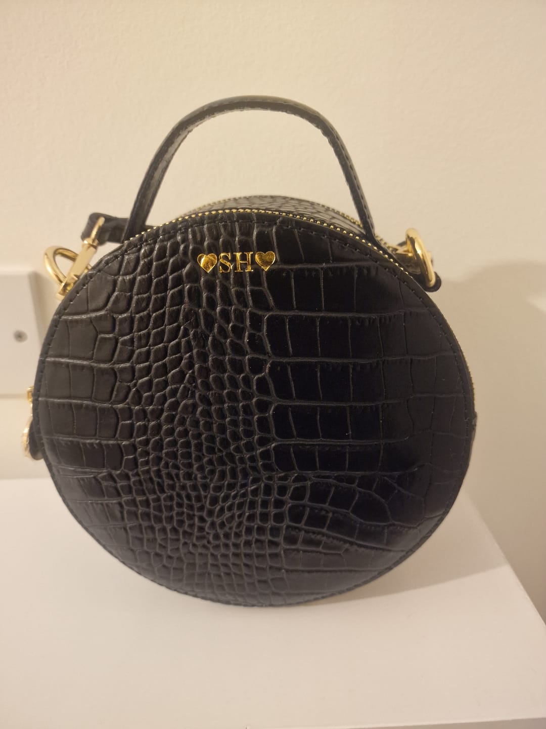 Customer photo review of The Rosie Circle Croc Bag