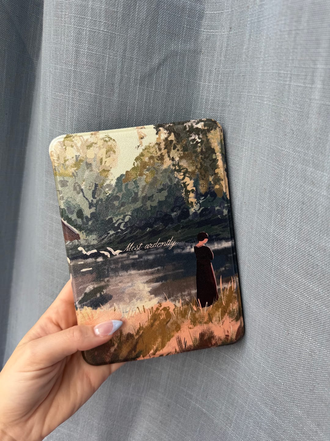 Customer photo review of Most Ardently - Kindle Case