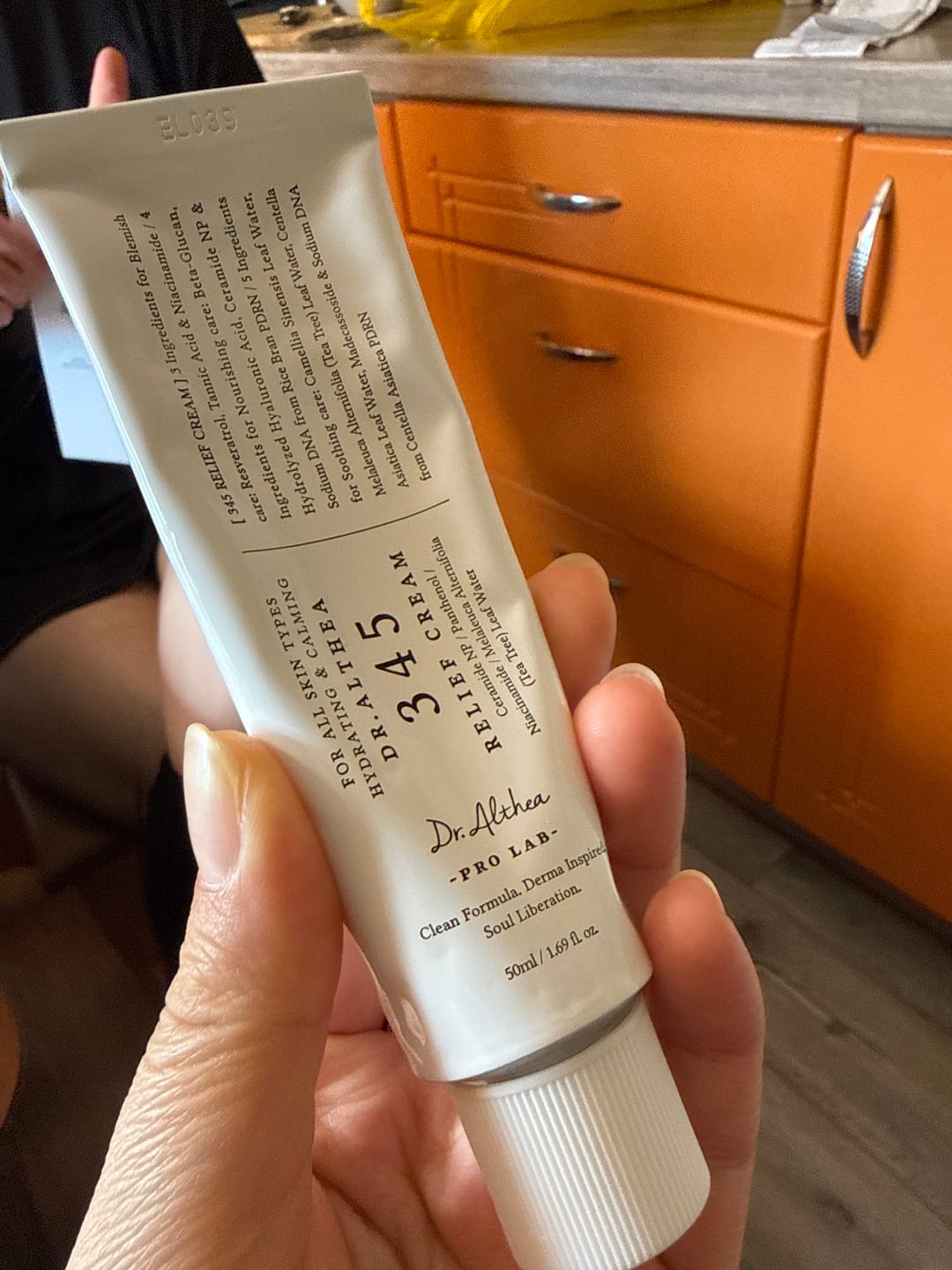 Customer photo review of Nomierinošs krēms ar resveratrolu Dr. Althea 345 Relief Cream