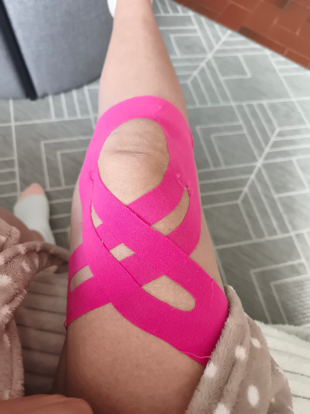 Customer photo review of Flex Pro - Bandes pour genoux