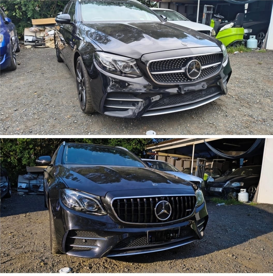 Customer photo review of ABS Front Grille For Mercedes-Benz E-Class【W213/S213/C238/A238】【E200/220/300/350/400/450】【E43 E53 AMG】2016-2019【GT BK】