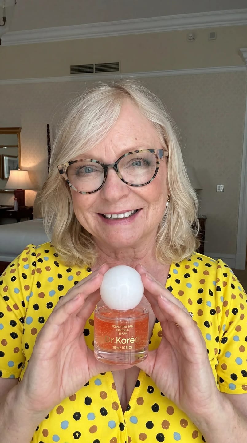 Customer photo review of PDRN & Peptide-8 Glass Skin Serum