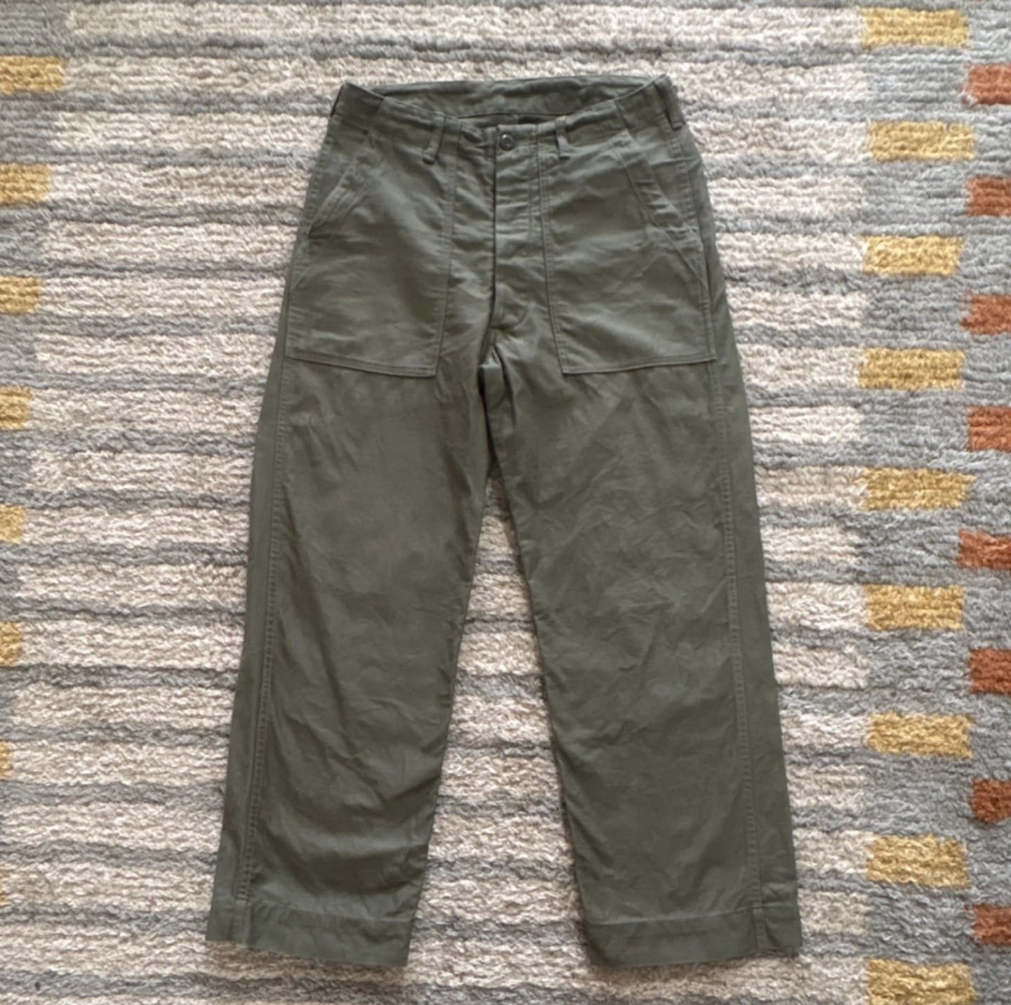 Customer photo review of Vietnam War OG-107 Utility Fatigue Pants