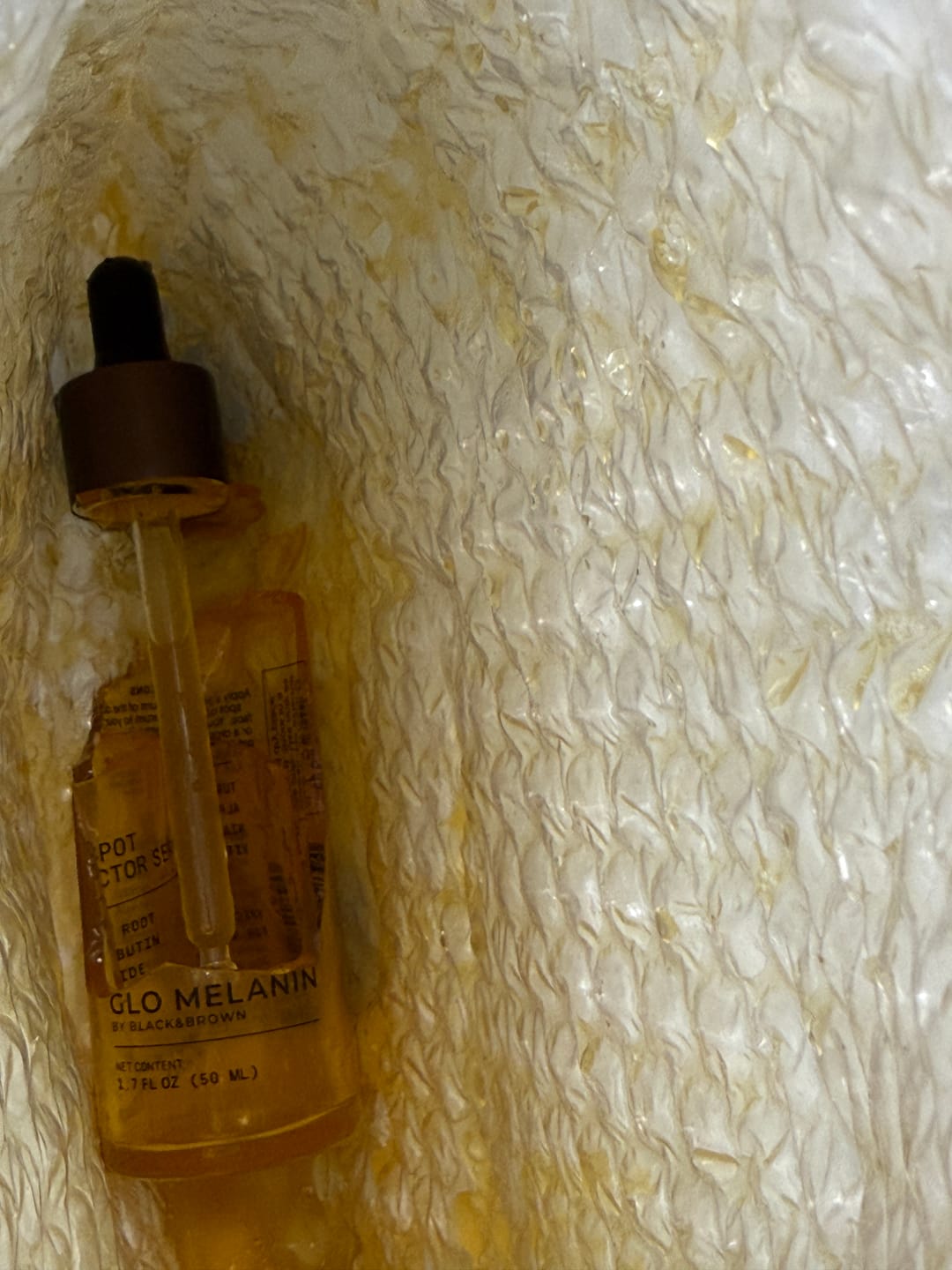 Customer photo review of Dark Spot Corrector Serum