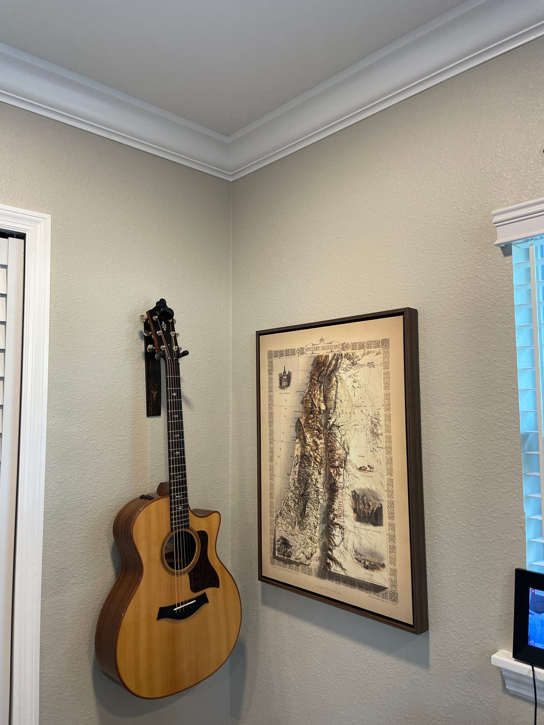 Customer photo review of Old Map of Ancient Palestine in 1851 - Holy Land, Canaan, Jerusalem, Judea, Samaria, Galilee, Israel, West Bank, Gaza
