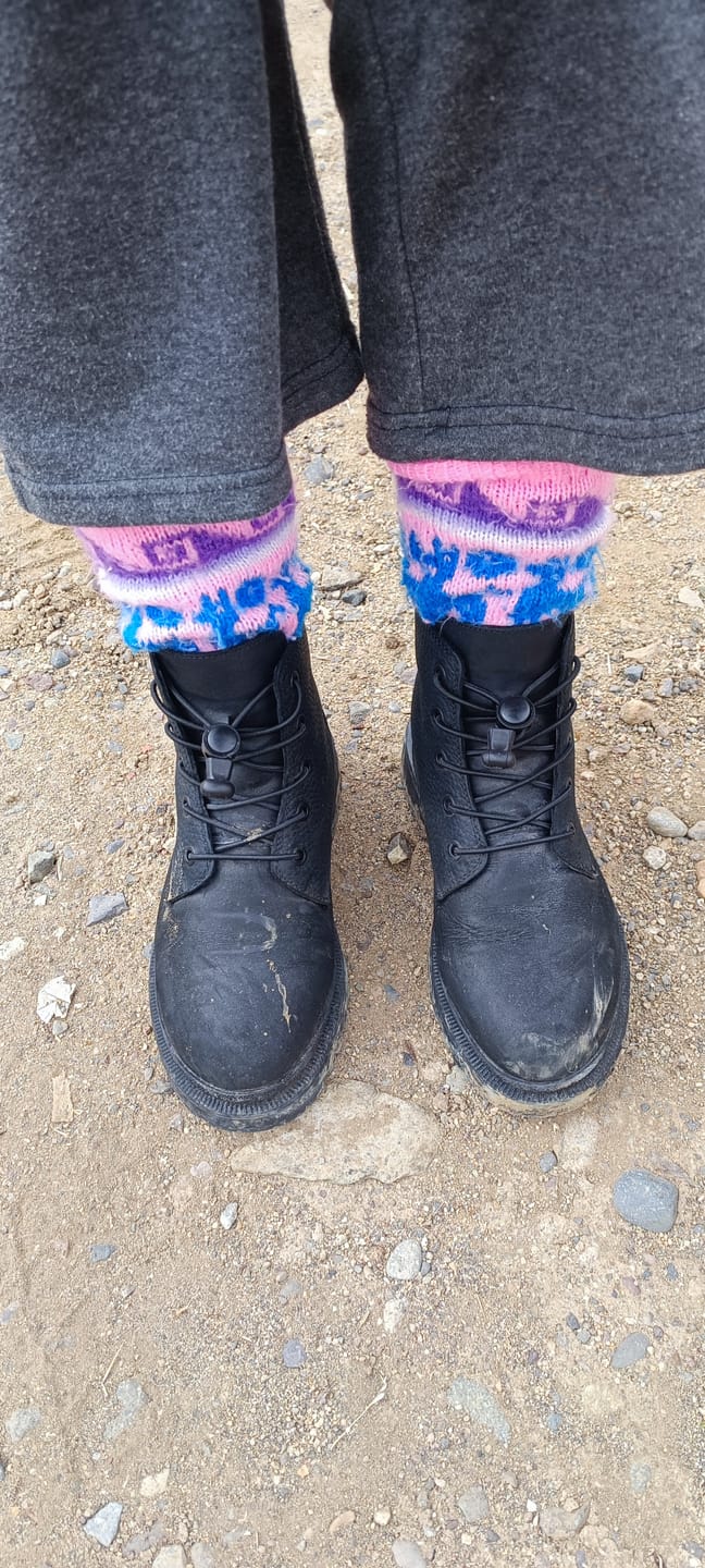 Customer photo review of Botín Explorer 2 Negro Rústico Mujer