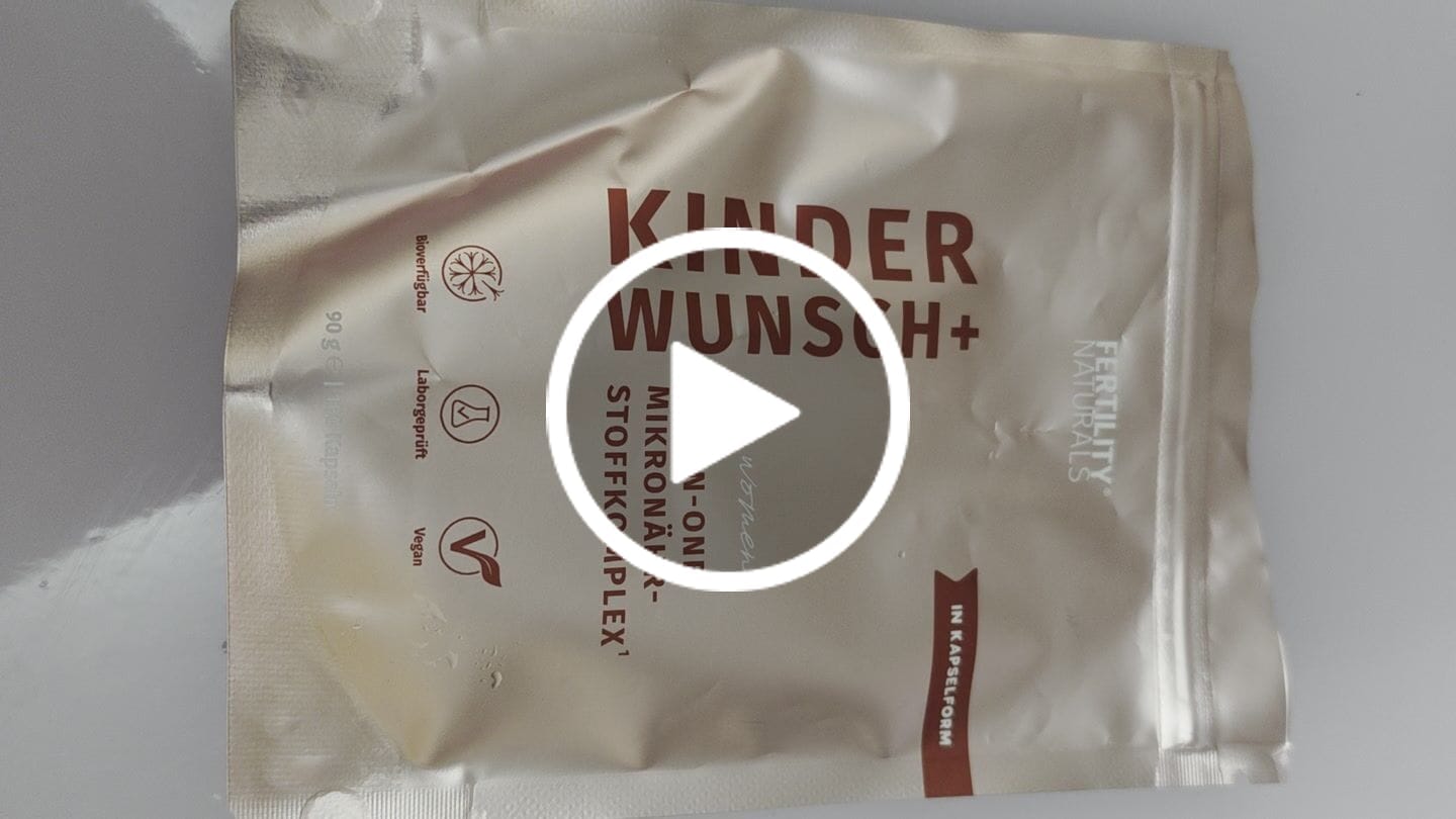 Customer video review of Kinderwunsch+