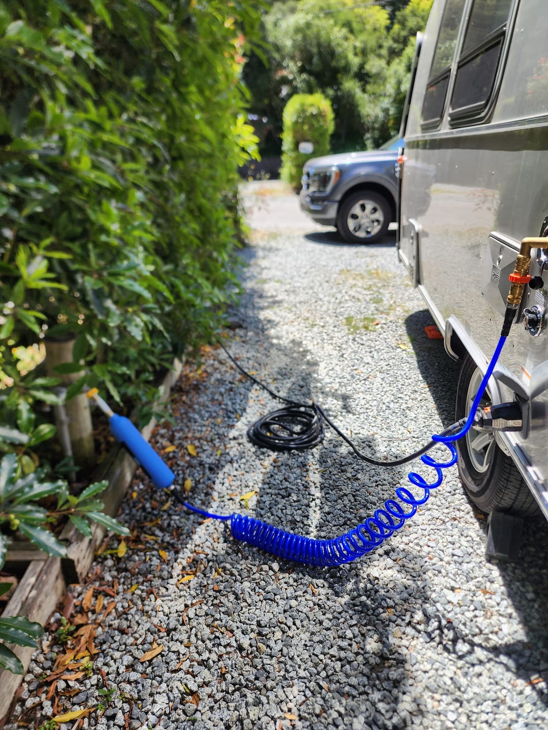 Customer photo review of RV Water Hose with AIR GEAR Storage Bag