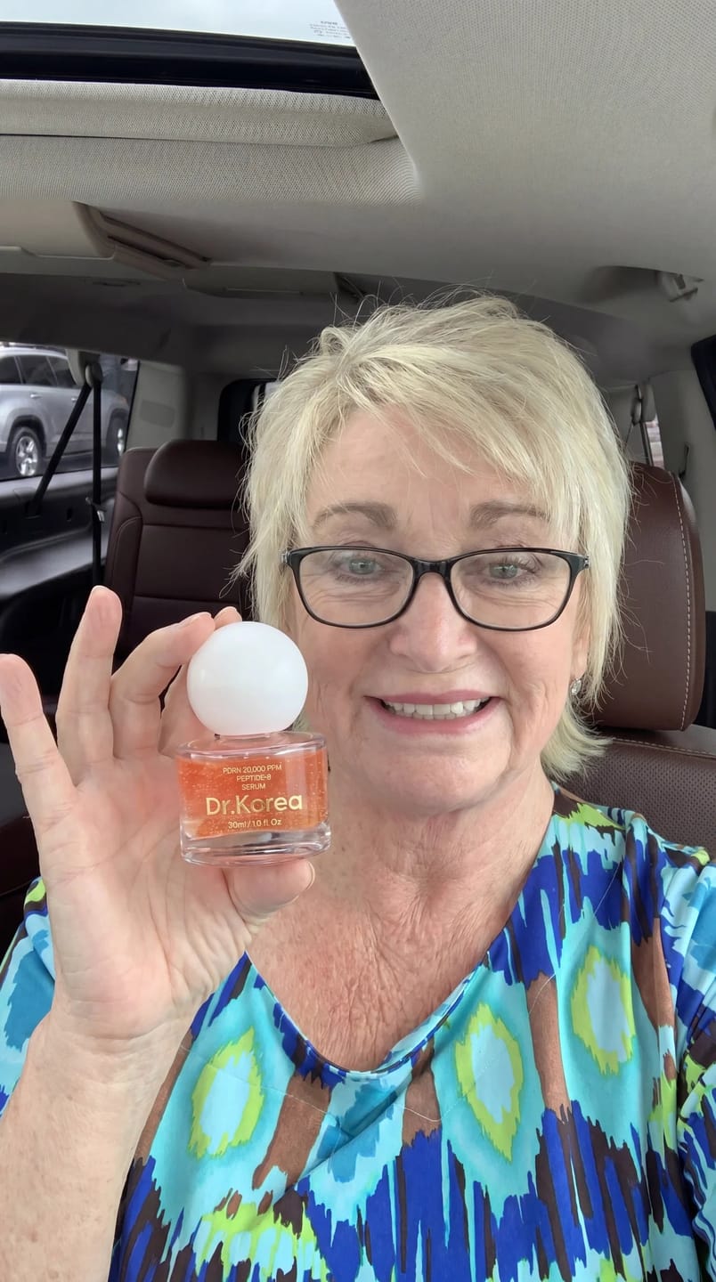 Customer photo review of PDRN & Peptide-8 Glass Skin Serum