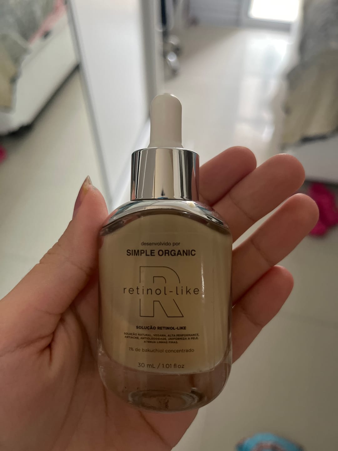 Customer photo review of Solução Retinol-Like