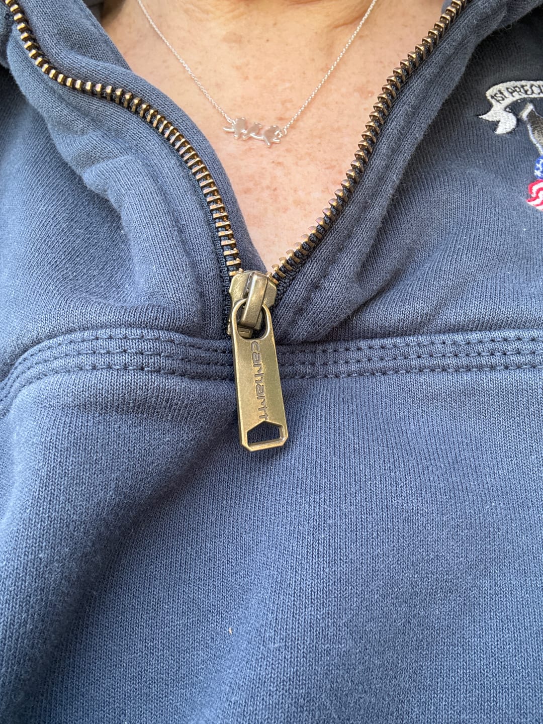 Customer photo review of Three Little Birds Necklace
