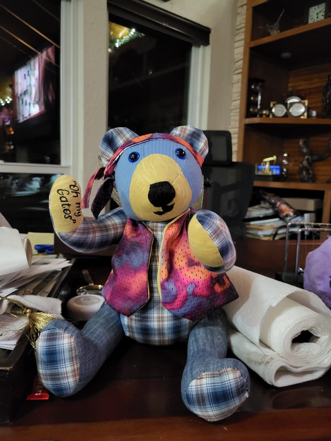 Customer photo review of Memory Bear FREE PATTERN